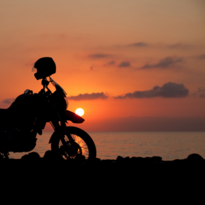 By Motorcycle